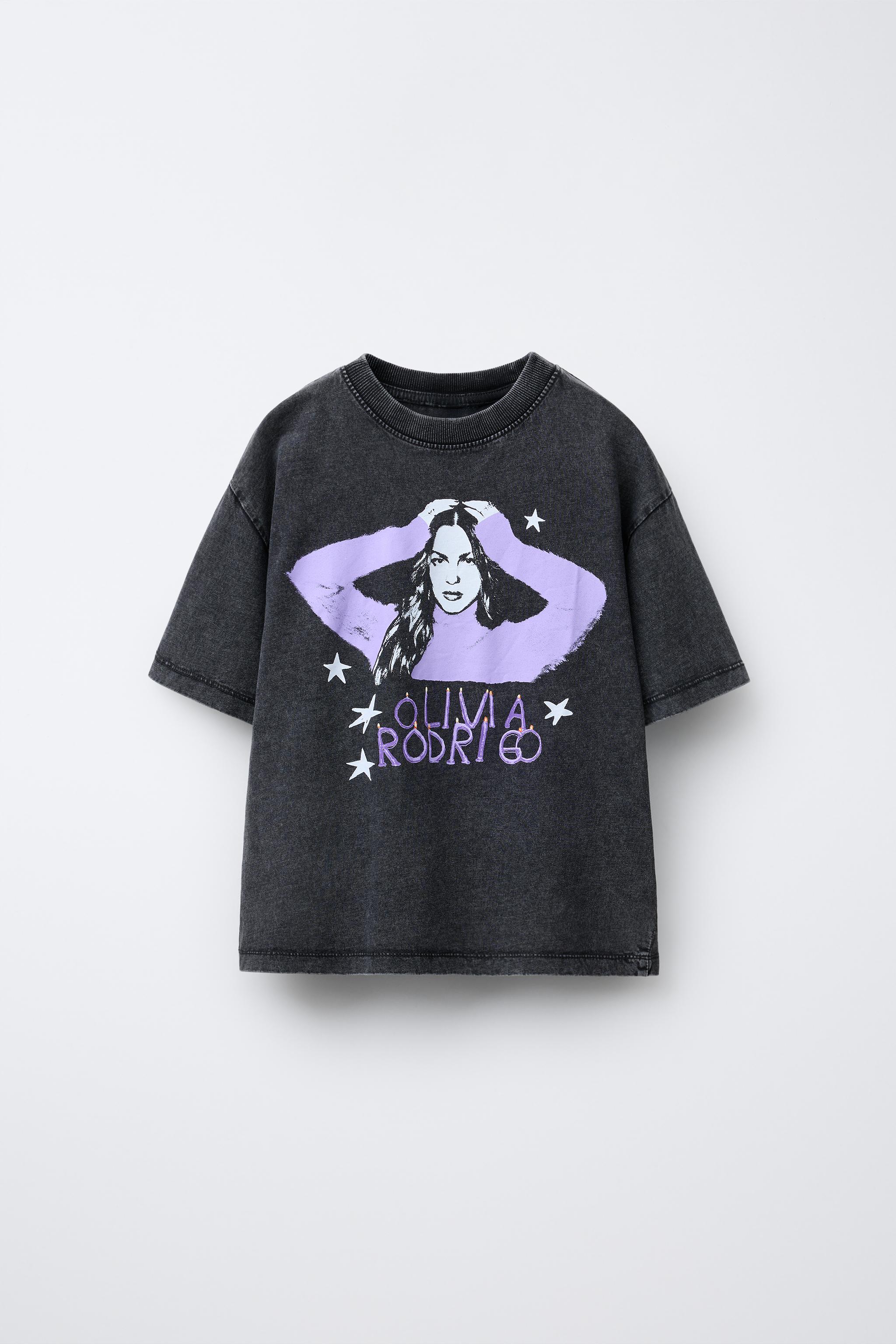 OLIVIA RODRIGO ™ ФУТБОЛКА С ЭФФЕКТОМ СТАРЕНИЯ